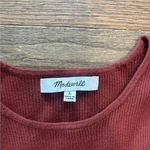 Madewell Ribbed Sweater Tank top
